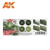 AK Interactive AK11639 4BO RUSSIAN GREEN MODULATION SET 4x17ml